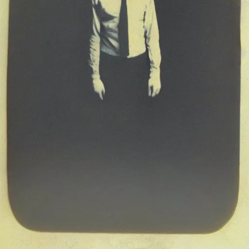 Image similar to creepy scary horror terror dream dark mezzotint slender man old photograph cursed