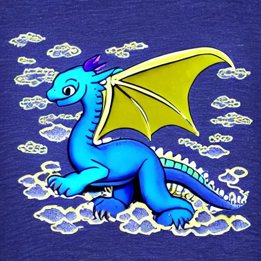 Image similar to indigo baby dragon