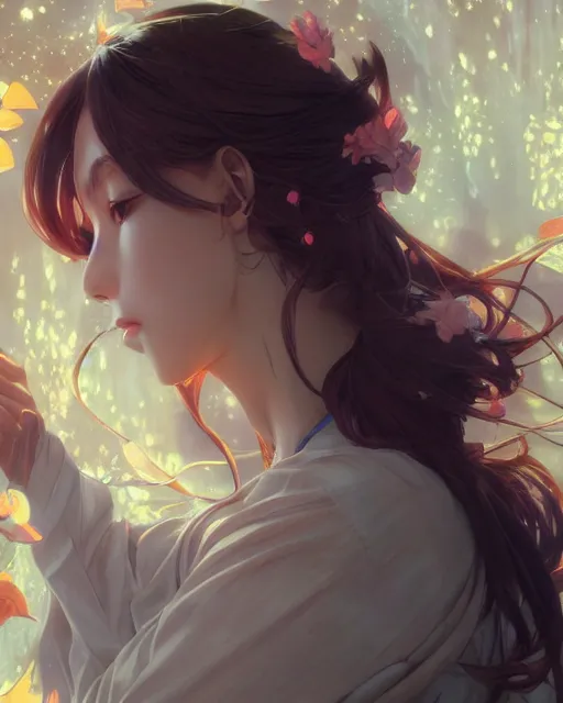 Prompt: illustration of an anime girl being entranced bewitched mesmerized hypnotized mind controlled, by artgerm and wlop and greg rutkowski and alphonse mucha, digital art, extreme detail, realistic lighting, cinematic composition, concept art, sharp focus, colorful, photorealistic, 8 k