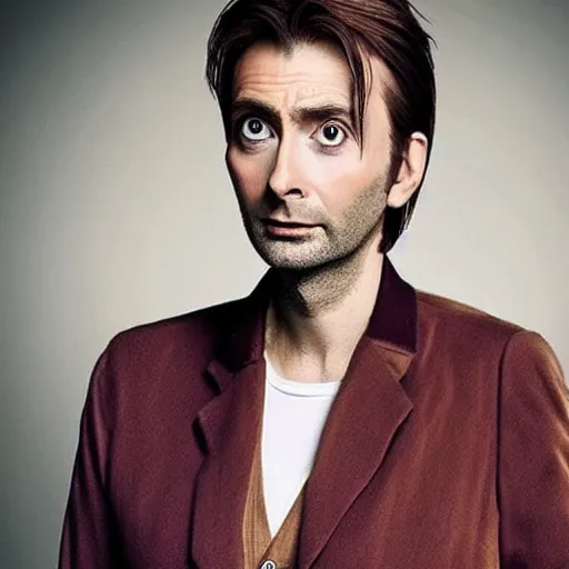 Prompt: david tennant mixed with jodie whittaker