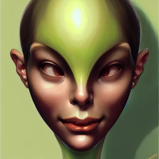 Prompt: avocado, instead of a bone, the head of ilona mask, elegant, highly detailed, my rendition, digital painting, artstation, concept art, smooth, sharp focus, illustration, art by artgerm and greg rutkowski and alphonse mucha and uang guangjian and gil elvgren and sachin teng, symmetry!!