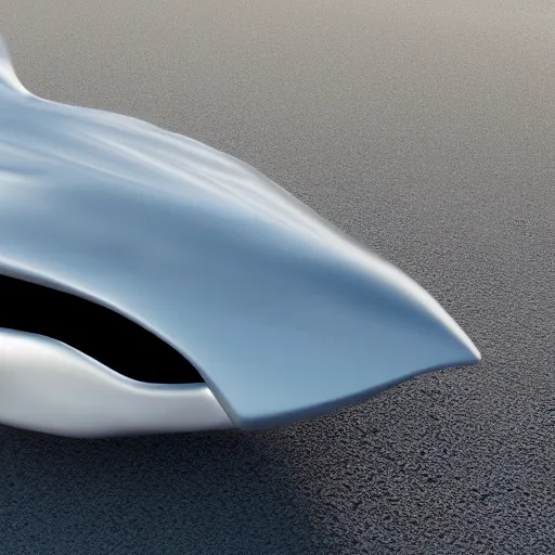 Prompt: futuristic concept car shaped like a shark, high resolution