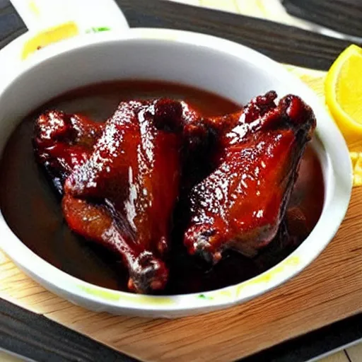 Image similar to jello shaped like chicken wings