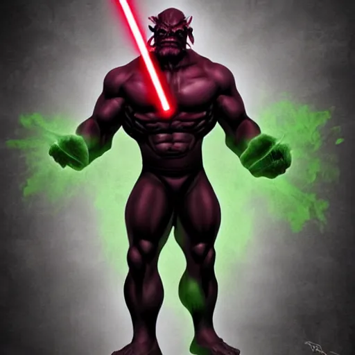 Image similar to sith hulk