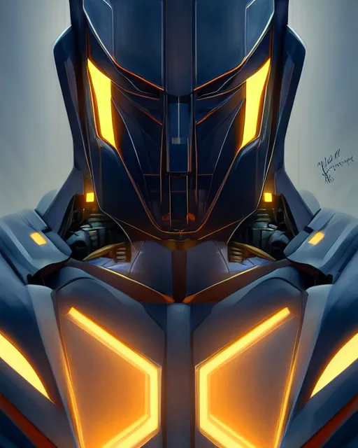 Image similar to symmetry!! portrait of a transformers robot acting as batman, intricate, elegant, highly detailed, digital painting, artstation, concept art, smooth, sharp focus, illustration, art by artgerm and greg rutkowski and alphonse mucha, 8 k