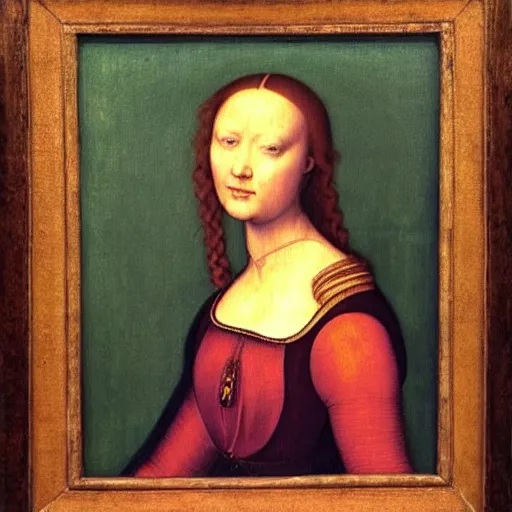 Image similar to renaissance art, portrait