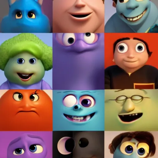 Image similar to character in the style of pixar
