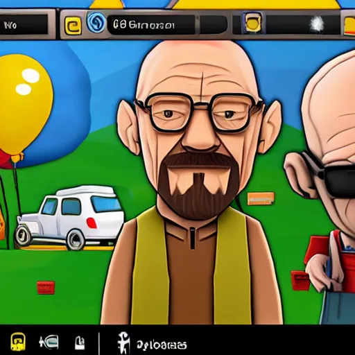 Image similar to walter white 3 d in bloons td 6