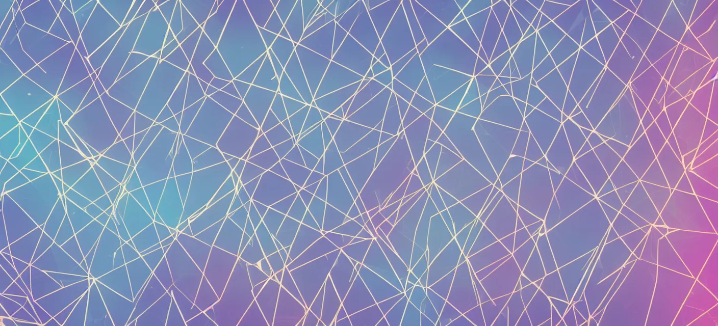 Prompt: geometric wallpaper, pastel, cyberpunk