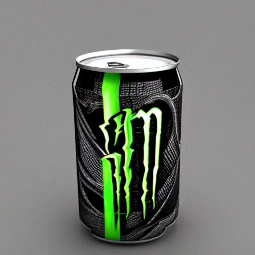 Image similar to new design aluminum can monster energy, elegant, ornate, octane render, style by Artgem, cinematic light, harmony, ultra quality