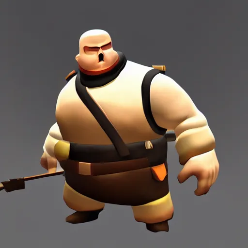 Prompt: Meet the heavy from team fortress 2, 2ch exclusive