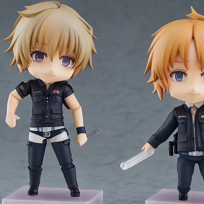 Prompt: logan paul, an anime nendoroid of logan paul, figurine, detailed product photo