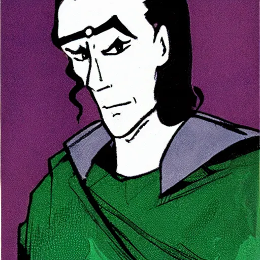 Prompt: loki by charles m. schulz