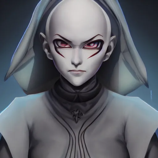 Image similar to portrait of asajj ventress, anime fantasy illustration by tomoyuki yamasaki, kyoto studio, madhouse, ufotable, trending on artstation