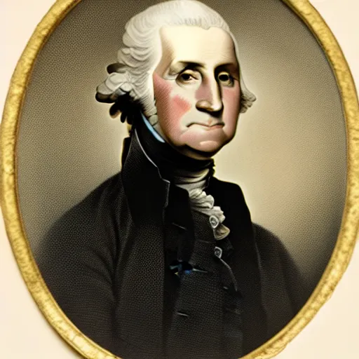 Image similar to photograph of George Washington