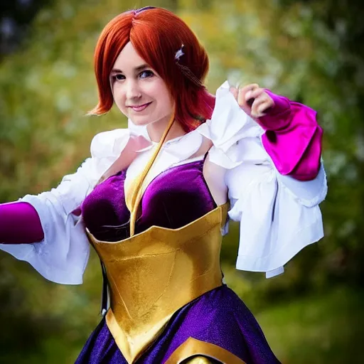 Image similar to Princes Lea cosplay, instagram