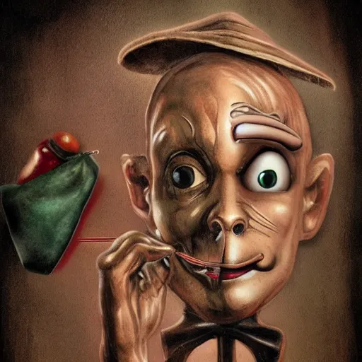 Image similar to carnal horror pinocchio