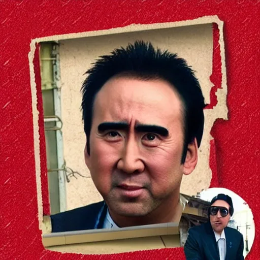 Image similar to Asian Nicolas Cage