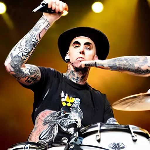 Image similar to travis barker