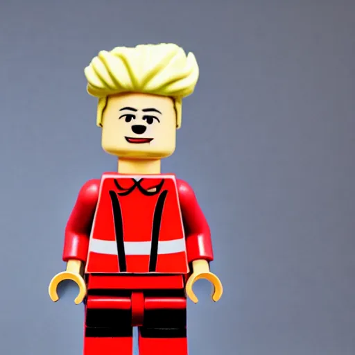 Image similar to Gordon Ramsay, a Lego figure of Gordon Ramsay, detailed product photo