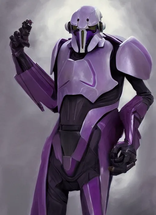 Prompt: General Grievous wearing a dark purple suit, elegant, digital painting, concept art, smooth, sharp focus, illustration, from StarCraft by Ruan Jia and Mandy Jurgens and Artgerm and William-Adolphe Bouguerea