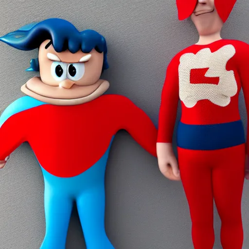 Image similar to barnacle boy and mermaid man ultra realistic 4 k photograph