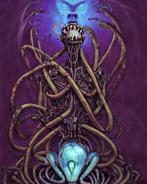 Image similar to the platonic ideal of flowers, rotting, insects and praying of cletus kasady carnage thanos dementor wild hunt chtulu mandala fritz the cat doctor manhattan bioshock xenomorph silent hill, ego death, decay, dmt, psilocybin, concept art by randy vargas and zdzisław beksinski