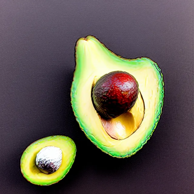 Image similar to avocade eyes, avocado nose, avocado mouth