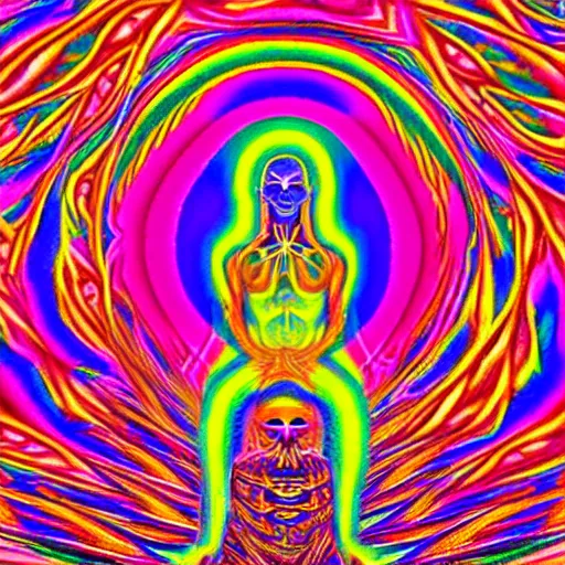 Prompt: psychedelic ego death