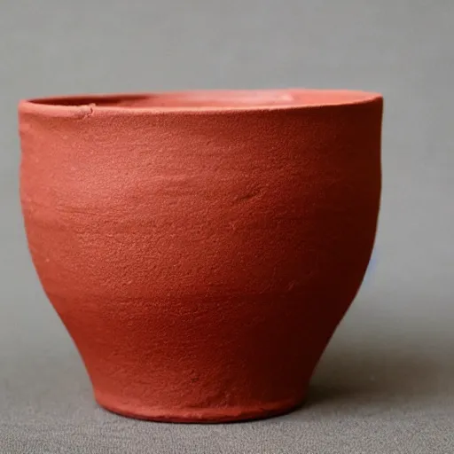 Image similar to Red Conical clay pot