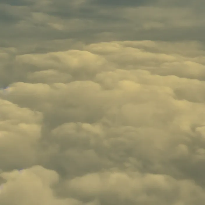 Prompt: Endless pale yellow clouds towering, seen from above, very detailed, 8k resolution