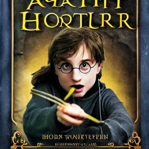 Image similar to rat as harry potter book cover photography masterpiece