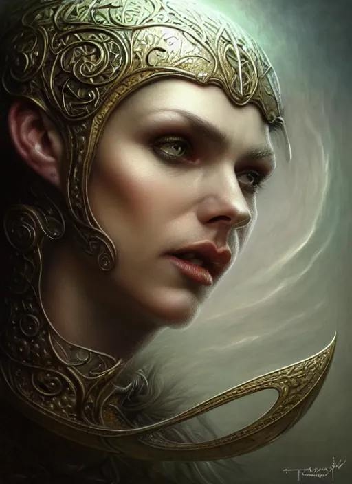 Image similar to norwichterrierasanviking, aesthetic, fine art, intricate, elegant, highly detailed, realistic hair, centered, digital painting, art station, conceptual art, soft, sharp focus, illustration, artwork, artgerm, tomasz alen kopera, peter mohrbacher, donato giancola, wlop, boris vallejo