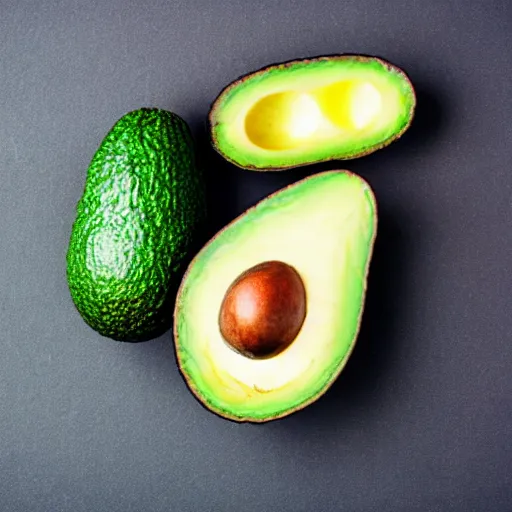 Prompt: avocado like salt and pepper