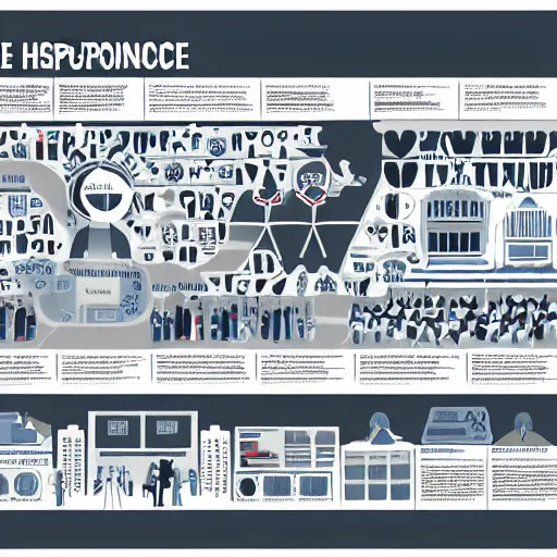 Image similar to large scale, intricately detailed human resources infographic, with lots of text and icons, by chris ware