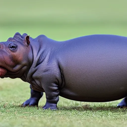 Image similar to photo of a hippopotamus dachshund hybrid