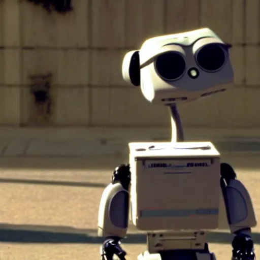 Image similar to DARPA robot . johnny 5 . Wall-E