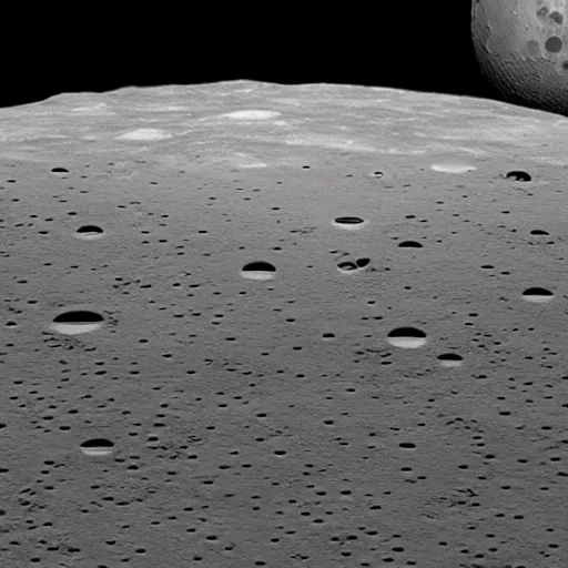 Image similar to Cthulhu, the surface of the moon, apollo 11 astronauts, tic tac ufo, lunar base, photorealistic, epic, long shot, horizon