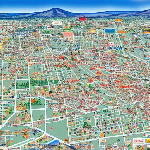 Image similar to city map of flagstaff Arizona showing all the neighborhoods