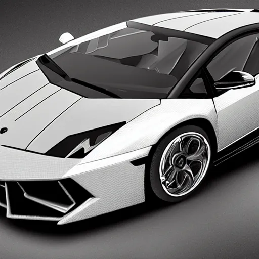 Image similar to Wireframe Lamborghini