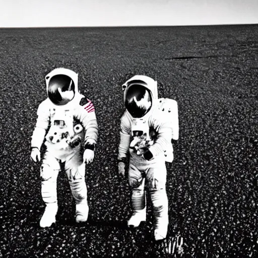 Image similar to a gay couple taking a stroll on the moon, with the earth showing in the pitch black sky