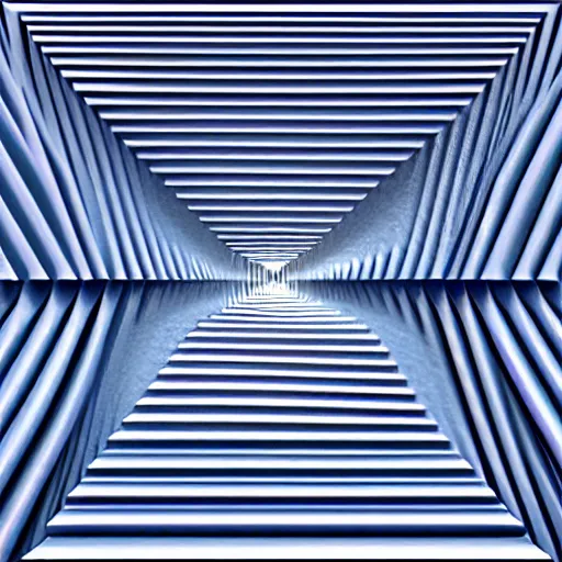 Image similar to image of a 3 d optical illusion,