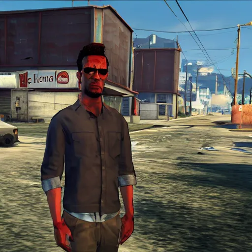 Image similar to Homelander From the series the boyz, from Grand Theft Auto V (2013 video game)