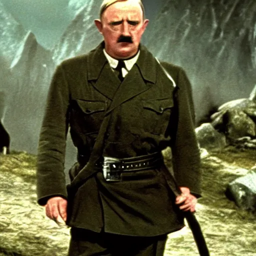 Prompt: hitler in lord of the rings film