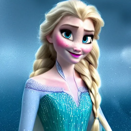 Prompt: elsa from frozen