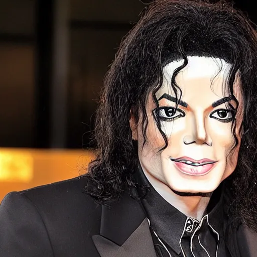 Prompt: michael jackson finally is of white ethnicity