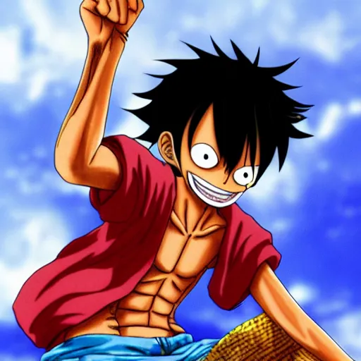 Prompt: monkey d luffy from one piece