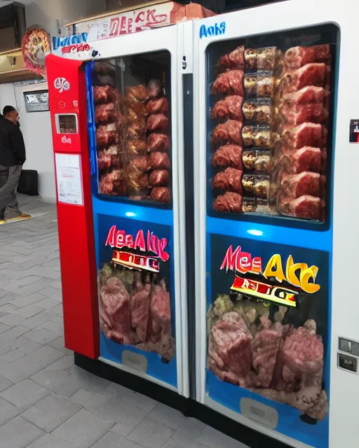 Image similar to SEGA meat vending machine