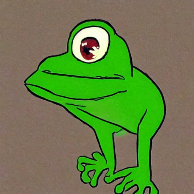 Prompt: pepe the frog, meme