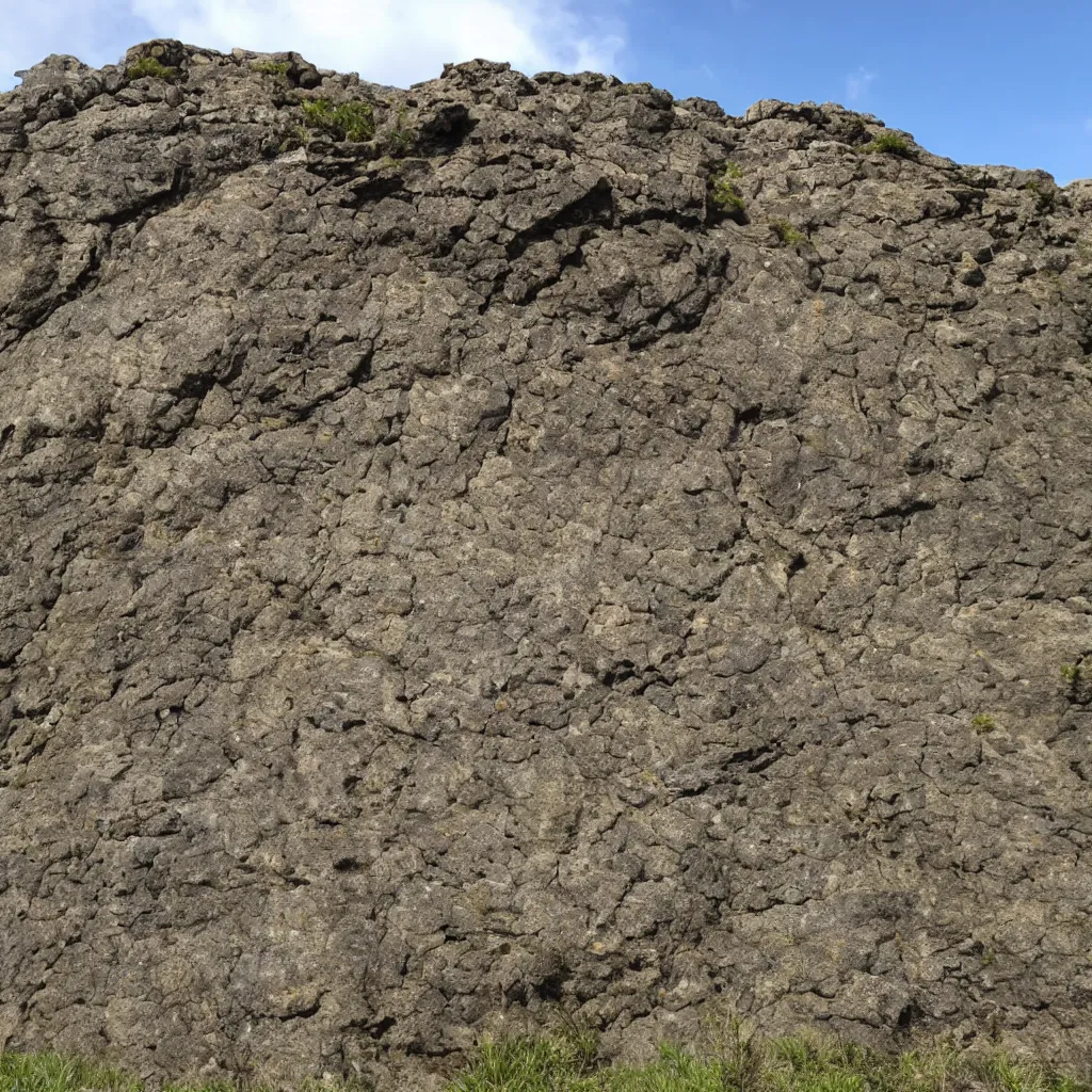 Prompt: A field photo of an extremely ugly rock